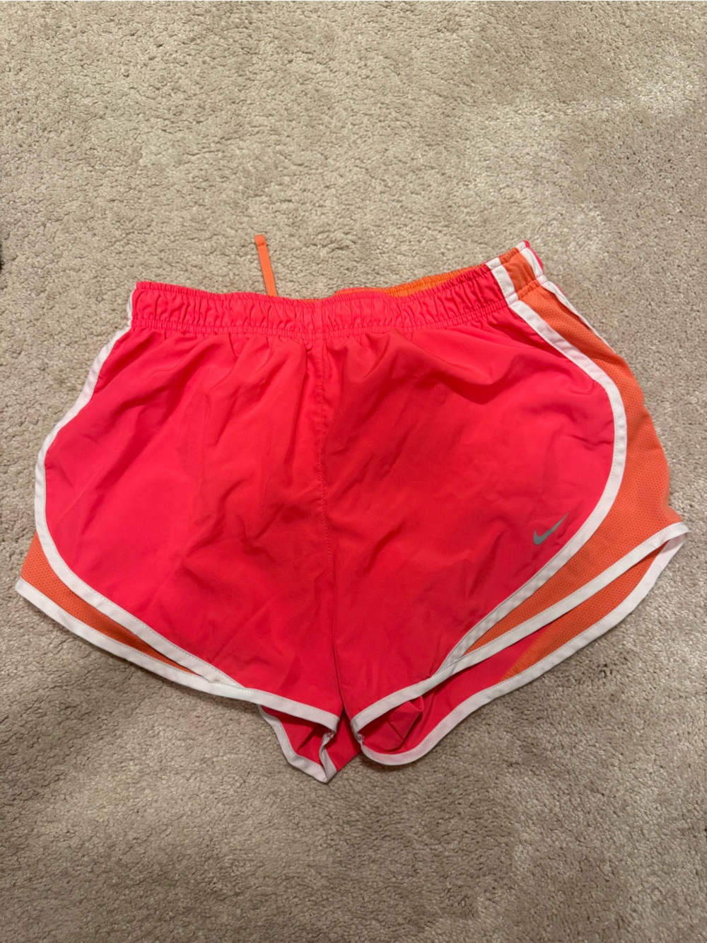 Nike Pink and Orange Athletic Bra Top